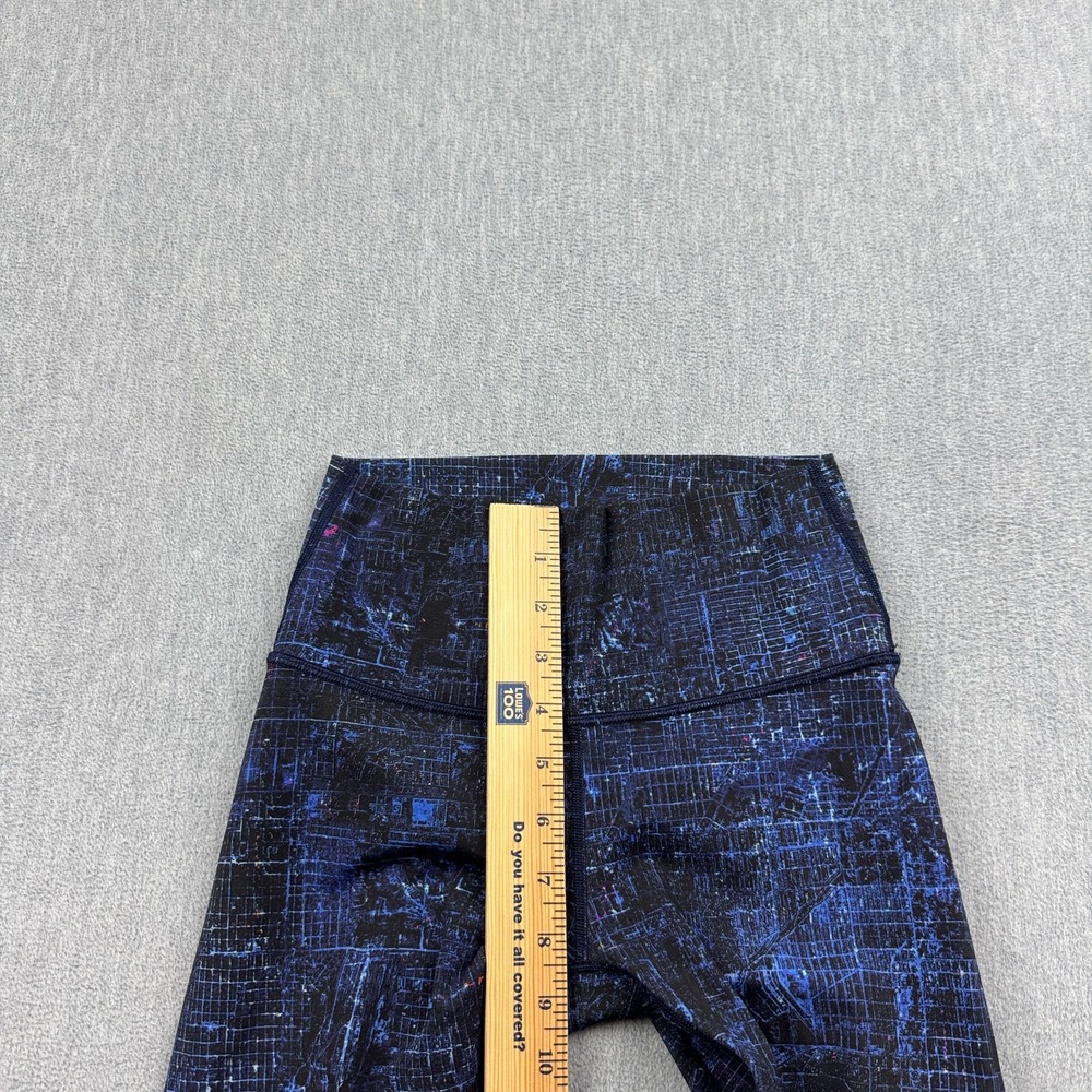 Lululemon Leggings Women 4 Blue Wunder Under Hi-Rise Tight 28" Gym Yoga Pants - Picture 6 of 13